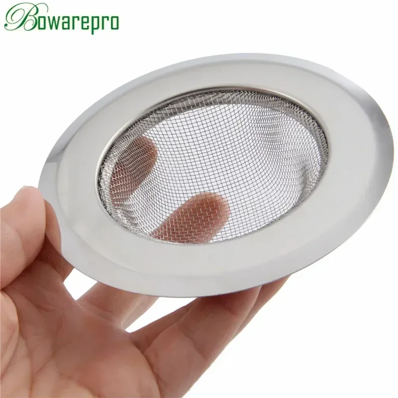 Shower Drain Hole Filter Trap Steel Bath Catcher Stopper Metal Sink Strainer Bathroom Plug Filter 11/9/7cm