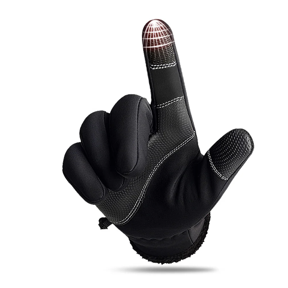 

Cycling Gloves Touching Screen Gloves Waterproof Warm Gloves Cycling Running Climbing Winter Outdoor Sports Men and Women Size