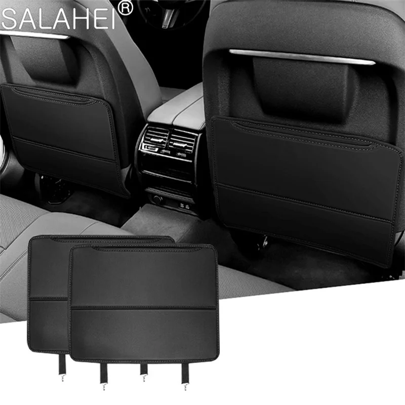 Car Seat Back Anti Kick Pad Leather Scratch Mat For Honda Civic Accord Fit City Vezel CRV Odyssey Pilot Jazz Insight Legend
