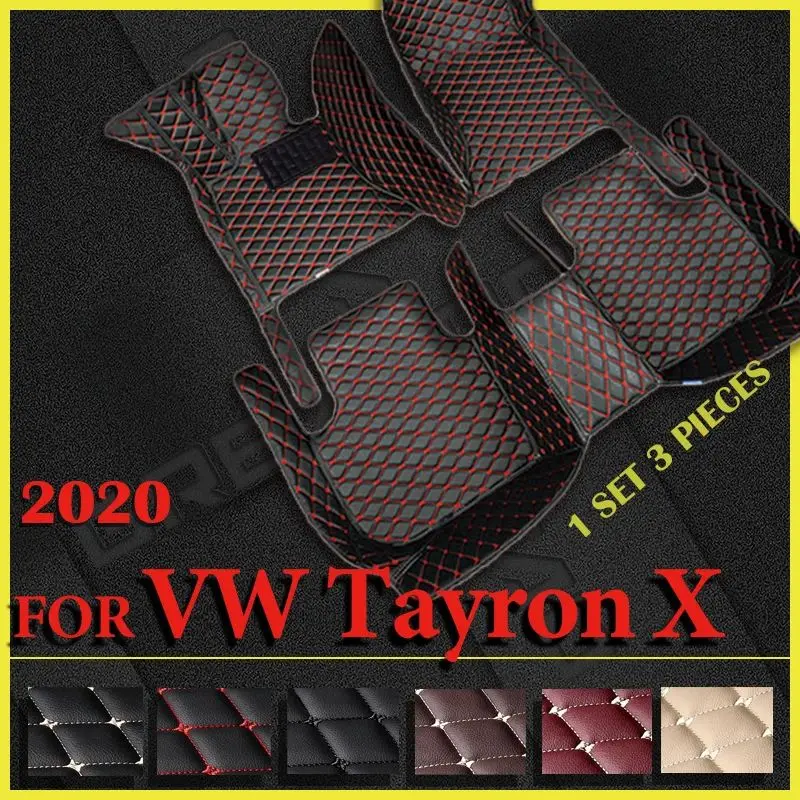 

Car Floor Mats For VW Volkswagen Tayron X 2020 Custom Auto Foot Pads Automobile Carpet Cover Interior Accessories