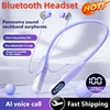 Wireless Earphones Bluetooth 5.4 Neckband Headphones Gaming LED Display HIFI Headset Sports Earbuds High Quality Soundtrack New 1