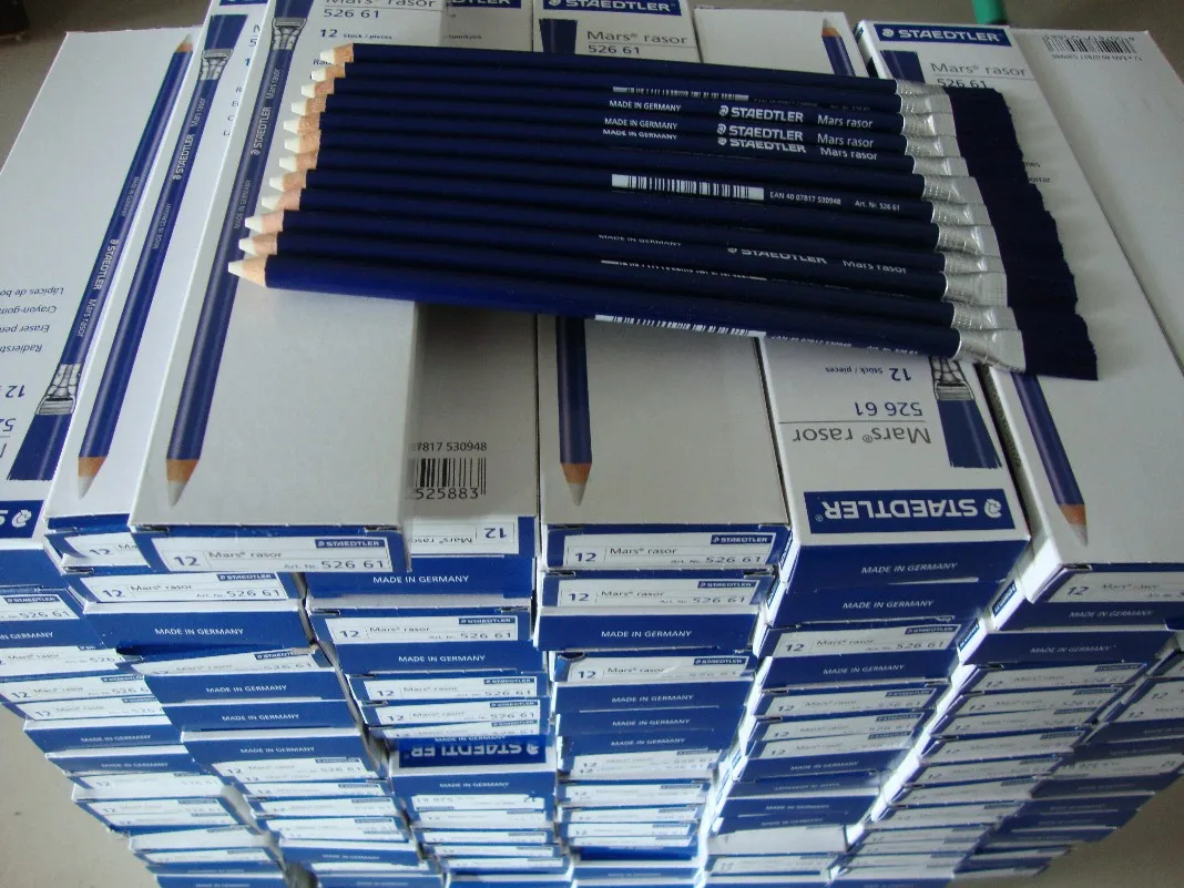 12PCS STAEDTLER 스테들러 고무 지우개/지우개는 사용하기 쉽고 휴대가 간편합니다.