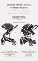 3 in 1 Baby Stroller with Car Seat and Foldable Baby Carriage