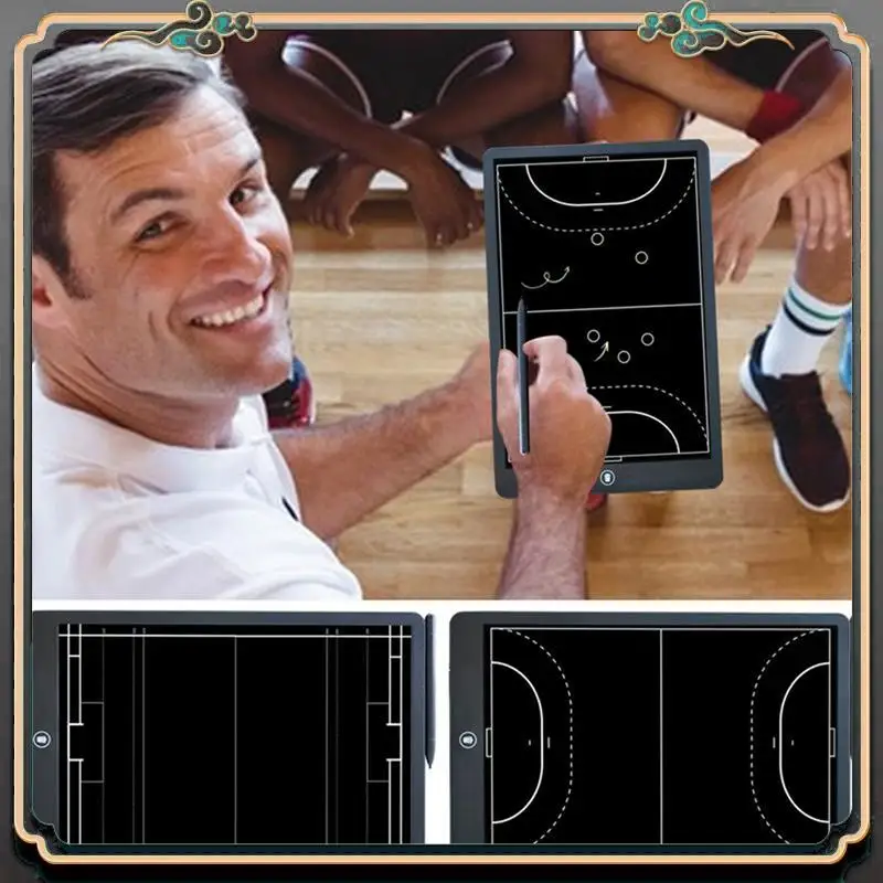 프리미엄 전자 코칭 보드, 잠금 기능이 있는 16인치 LCD 화면 전략 마커 보..