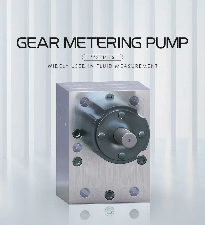 JH High Precision Gear Metering Pump 0.3% Accuracy for High Temp & Viscous Fluid