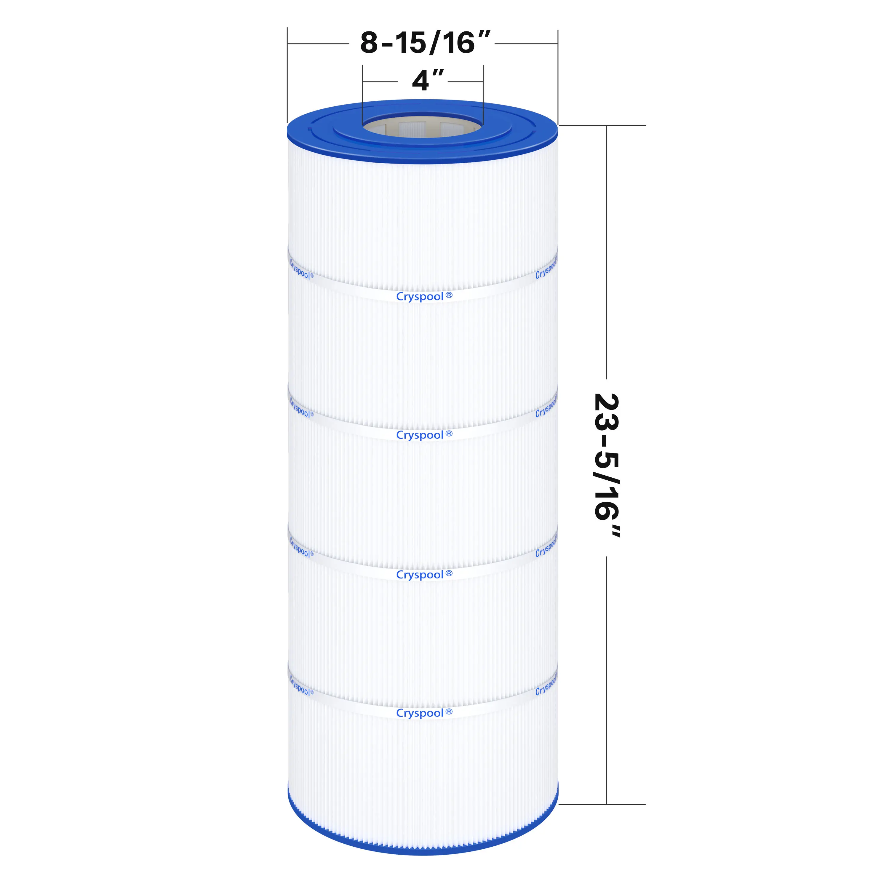 Pool Filter Compatible with C1200, CX1200RE, PA120, C-8412, FC-1293, WaterwayClearwaterII, ProClean 125, 4 Pack 3