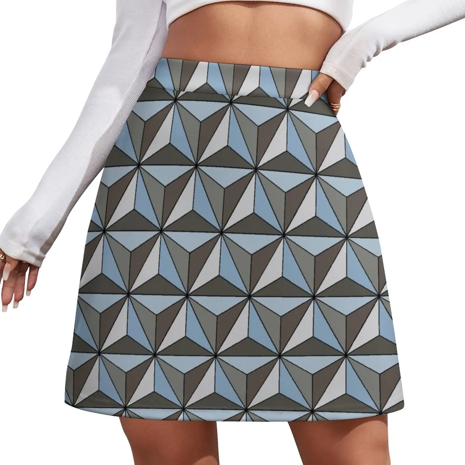 Spaceship Earth Mini Skirt korean fashion korean style clothes women's stylish skirts outfit korean style