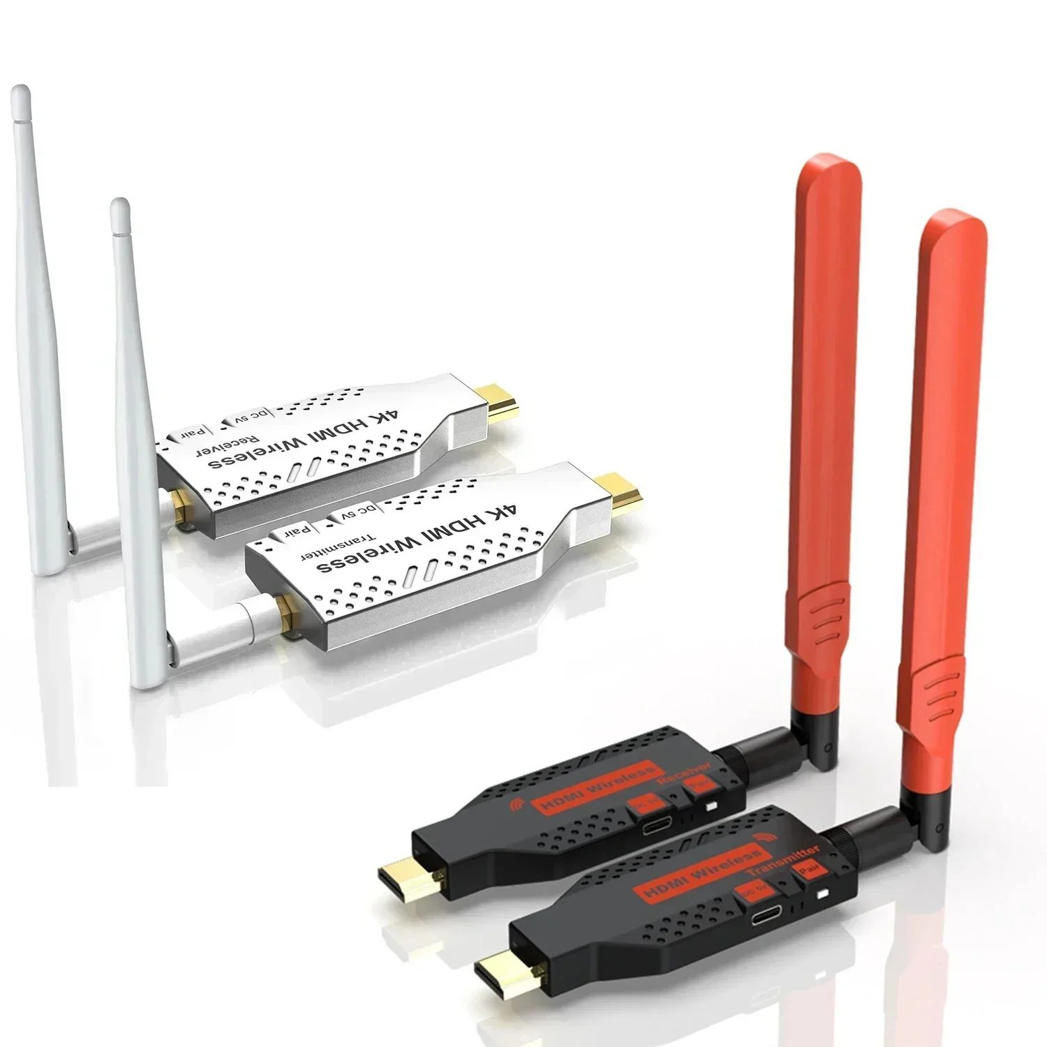 1080p 4K Wireless HDMI Video Transmitter Receiver Extender Display Adapter for Camera Laptop PC To TV Projector 50m 100m 150m