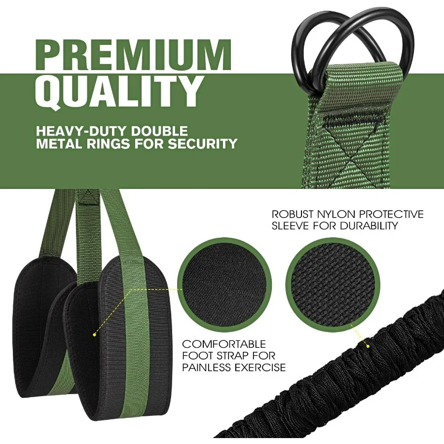 Pull Up Assistance Bands, Resistance Bands for Pull Up Bar Workout, Adjustable Heavy Duty Pull Up Assist Equipment with 4 Assist