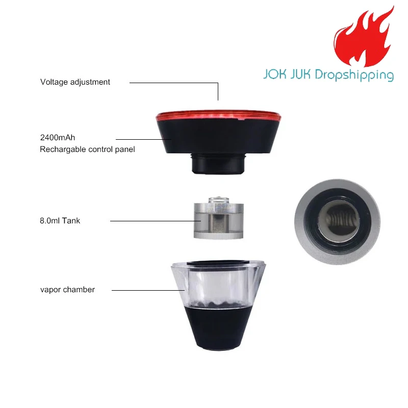 Jok Juk Premium Square Hookah Bowl Set Rechargeable Electric E-Head for Tobacco Shisha Water Pipe 420 Smoking Accessories hookah accessories