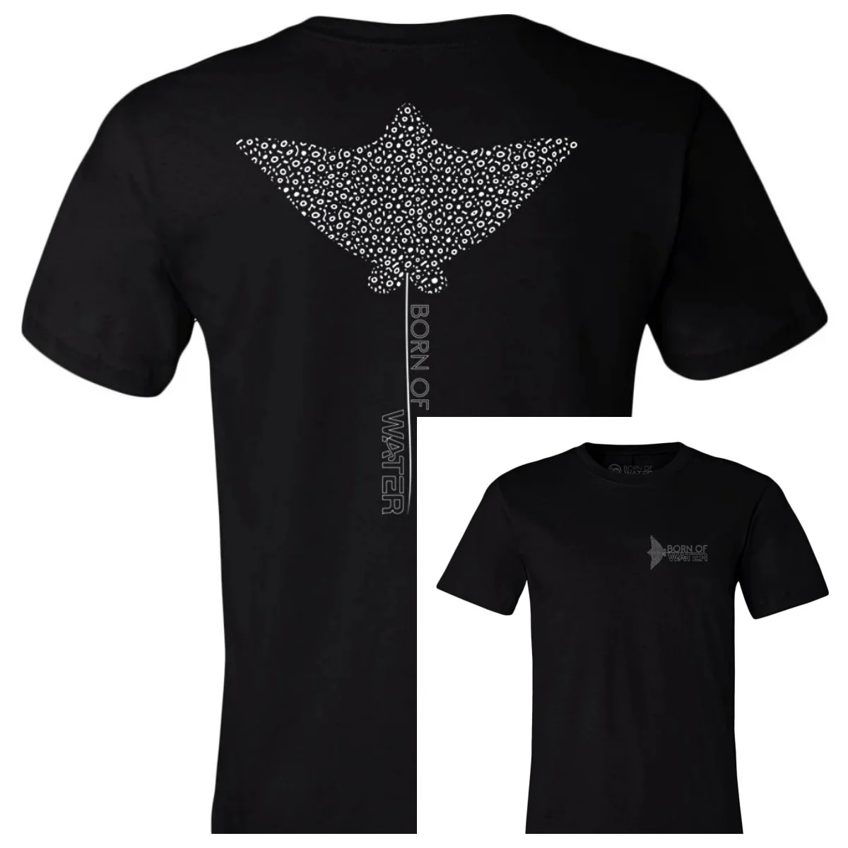 Eagle Ray Scuba Diving T-Shirt _ Freediving _ Spearfishing High-end Luxury Unisex Style Both of Men and Women