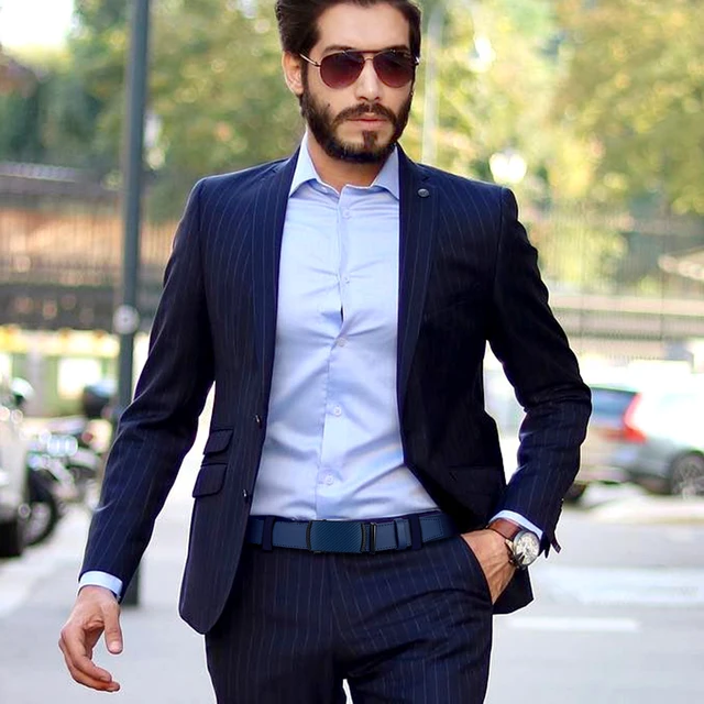 Cinto de Couro Automático de 115 cm