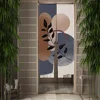 Japanese Plant Simple Drapes Hotel Restaurant Blackout Decor Noren Printed Partition Kitchen Doorway Door Curtain Decorative 4