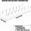 7-Holes Baseball Cap Display Rack Durable Clear Acrylic Hat Holder for Home Closet Storage Organization Stores Decoratio 3