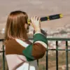 Plastic Pirate Telescope Retro Pirate Telescope Pocket Monocular Zoomable Portable Captain Telescope Handheld Vintage 3