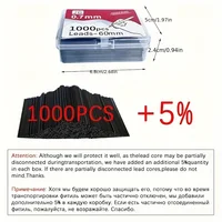 Mechanical Pencil Lead 0.5 0.7 0.9mm 2B 60mm Art Drawing Automatic Pencil Replaceable Refills with 2 Tubes Stationery 2