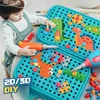 Children Toys Tool Set Electric Drill Screw Nut 3D Puzzle Toys Pretend Play Repair Tool Box Drilling Assembly Educational Toys 2