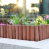 Wooden Short Fence Outdoor Landscape Edge Flexible Decorative border - Tree fence - Spring garden and yard maintenance 3