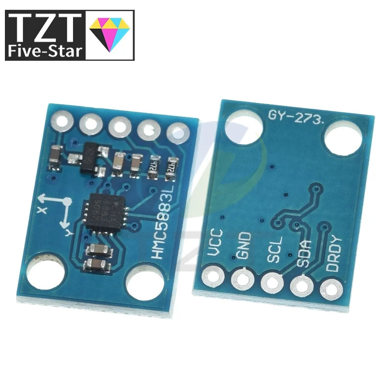 Enhanced Three-Axis Magnetic Field Sensor Module, 3V-5V Input