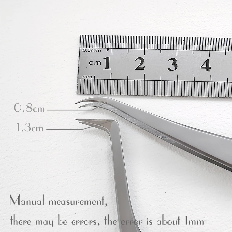Sandblasting Tweezers Large Friction Silver Tweezer Tip Polished Make Fan 3D 4D 5D 6D Eyelashes Perfect Closure 4