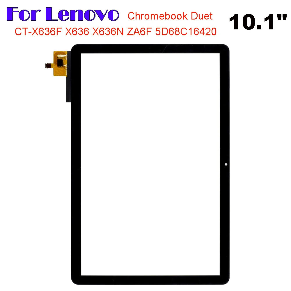 

Новинка, сенсорный экран для Lenovo Chromebook Duet 10,1 дюйма, внешняя стеклянная панель OCA LCD, запасные части