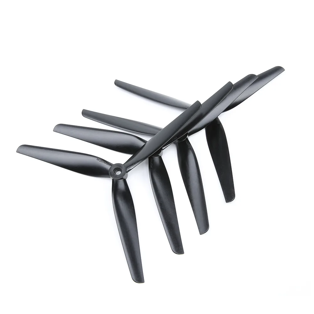 1050 10x5x3 Propellers CW CCW 10inch 3 blade Black-carbon Reinforced Nylon FPV Propeller 8pairs/16pcs HQProp rc propellers