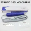 STRONG 210 40K 105L Micromotor Polishing Nail Drill Pen Handpiece For Marathon STRONG90 204 207 Electric Manicure Machine Handle 6