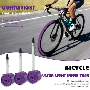 Tubo interno in TPU per bicicletta da strada di qualità NPY 700x23C 25C 26C 27C 28C 30C 32 Pneumatici per bici da ciclismo Pneumatico per fotocamera 700C Pneu Aro Valvola francese