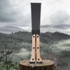 Folding Saw Small Pull Hand Saw with Double Edge Blade Cutting Blade Handsaw for Woodworking Japanese Saw Flush Cut Trim Saw 2
