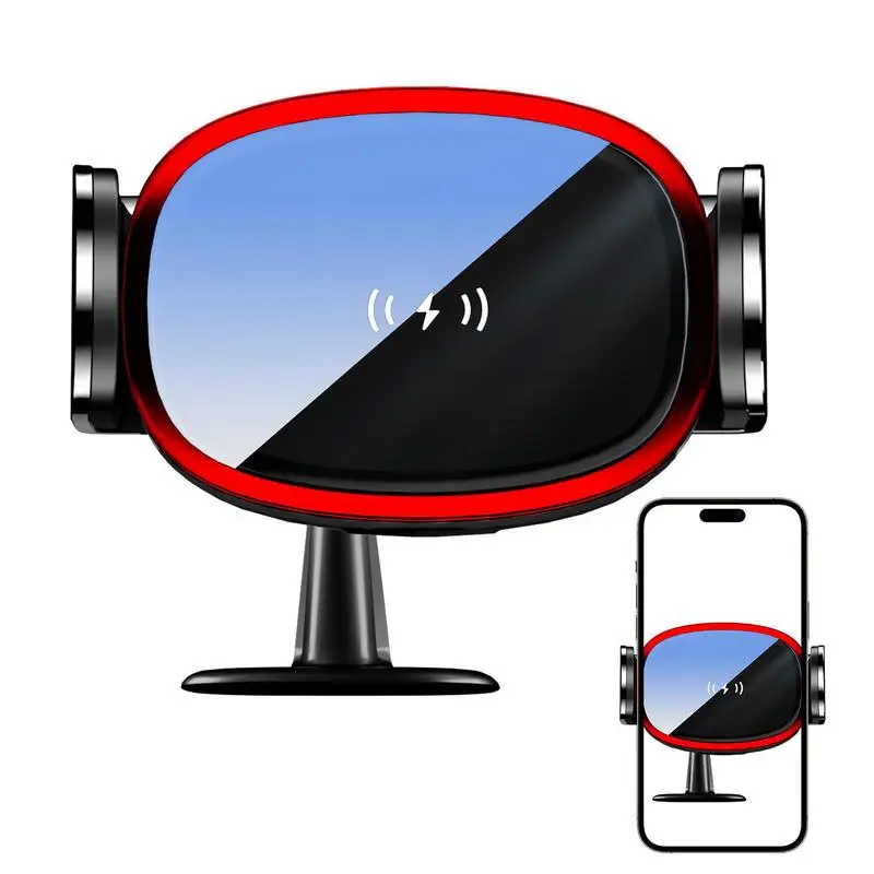 

Автомобильное беспроводное зарядное устройство с поворотом на 360 градусов, автомобильный держатель для телефона, подставка для телефона 4,7-7,2 дюймов, 15 Вт, быстрая зарядка