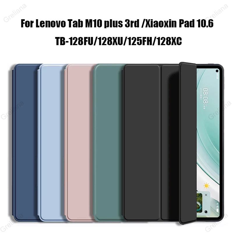 Pour tablette Lenovo Tab M10 Plus 3e génération 10.6 10.1 étui Xiaoxin pad 10.6 support de couverture intelligent Funda lenovo tab P11 PLus M11 11 étui