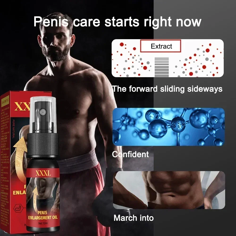 Penis Enlargement Oil sex Spray Permanent Penies Thickening Growth Massage Oil Big Dick Enlarge For Men Cock Increase