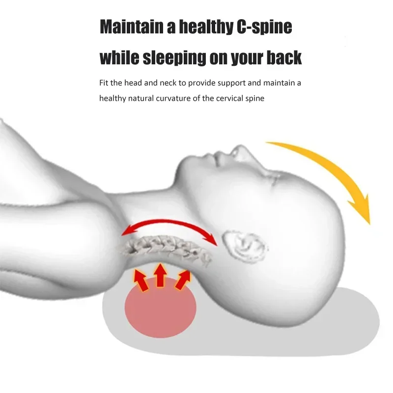 Summer Gel Orthopedic Memory Foam Pillow Slow Rebound Comfy Sleeping Butterfly Shaped Pillows Neck Support Cervical Breathable 4