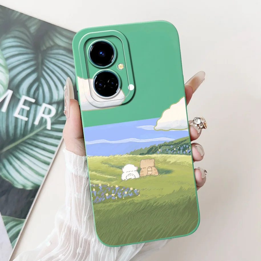 Cute Cartoon Camera Protection Matte Soft Phone Case Cover