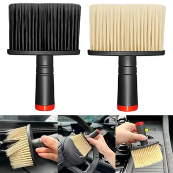 Spazzola per la pulizia dell'auto, rimuovi polvere, spazzola per la rimozione della polvere dalle bocchette dell'aria condizionata, spazzole a setole morbide per la pulizia dell'auto