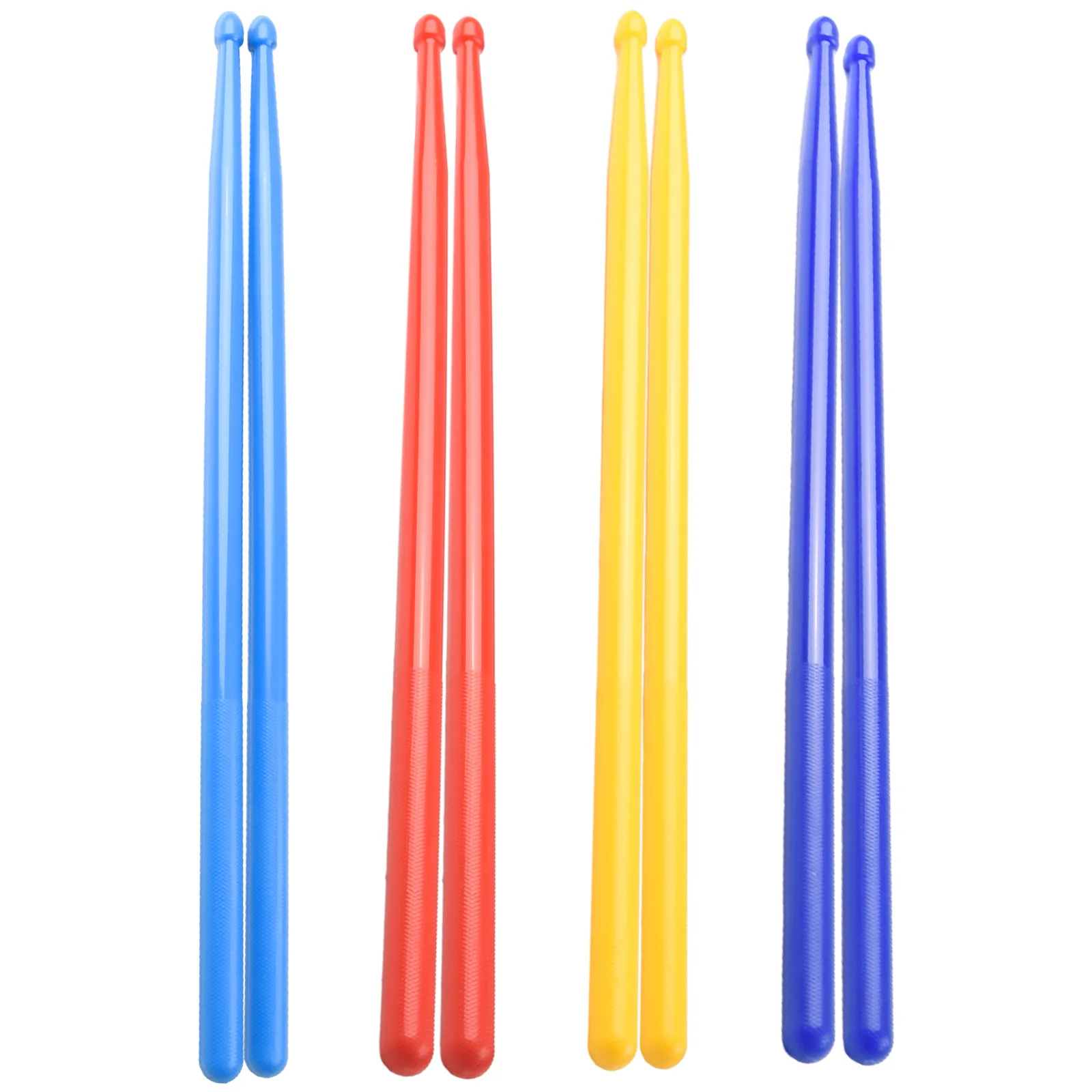 

High Quality Musical Instruments Drumsticks Drum Sticks 406mm Anti-slip Function Colorful Trendy Drop-shaped Head