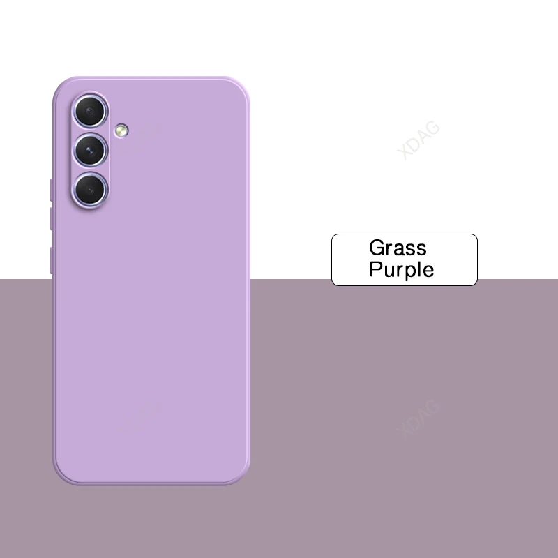 Premium Liquid Silicone Solid Color Phone Case - Enhanced Back Cover Design