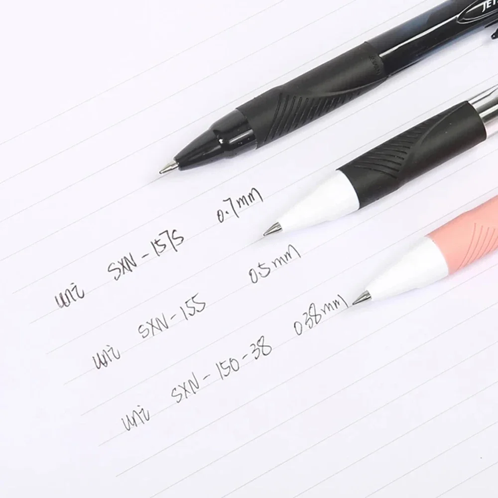 1PCS UNI Ballpoint Pen Jetstream Series Gel Pen Low Friction Fast Dry Smooth Writing School Office Supplies 0.38/0.5/0.7mm