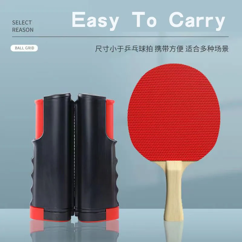 Redes y postes retráctiles para tenis de mesa, Red de ping-pong portátil  con longitud ajustable, Red de mesa de ping-pong para jugar - AliExpress