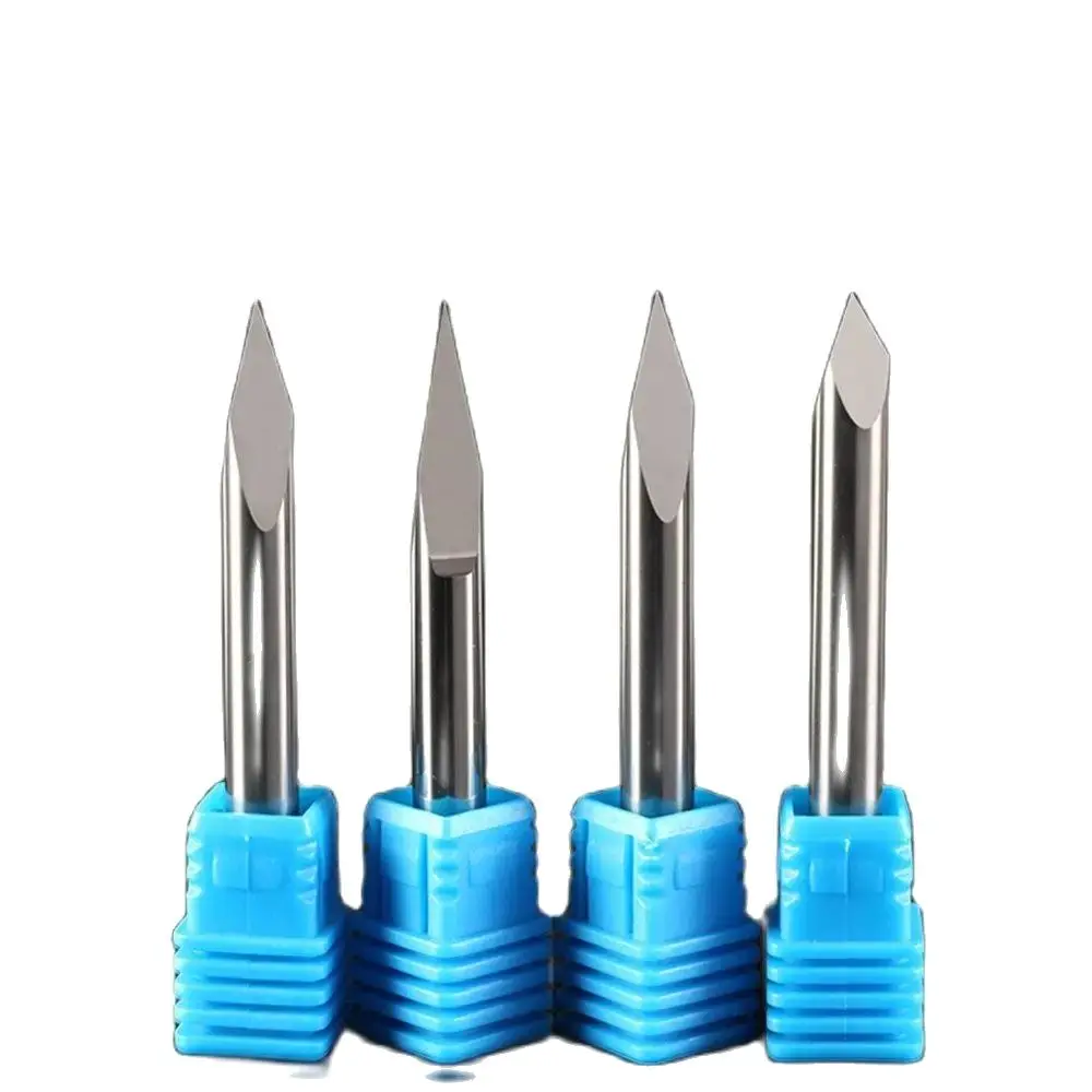 

Weitol 5A 6mm 5 pcs Carbide Carving Cutters CNC Router Tools Precise Three Face Engraving Bits