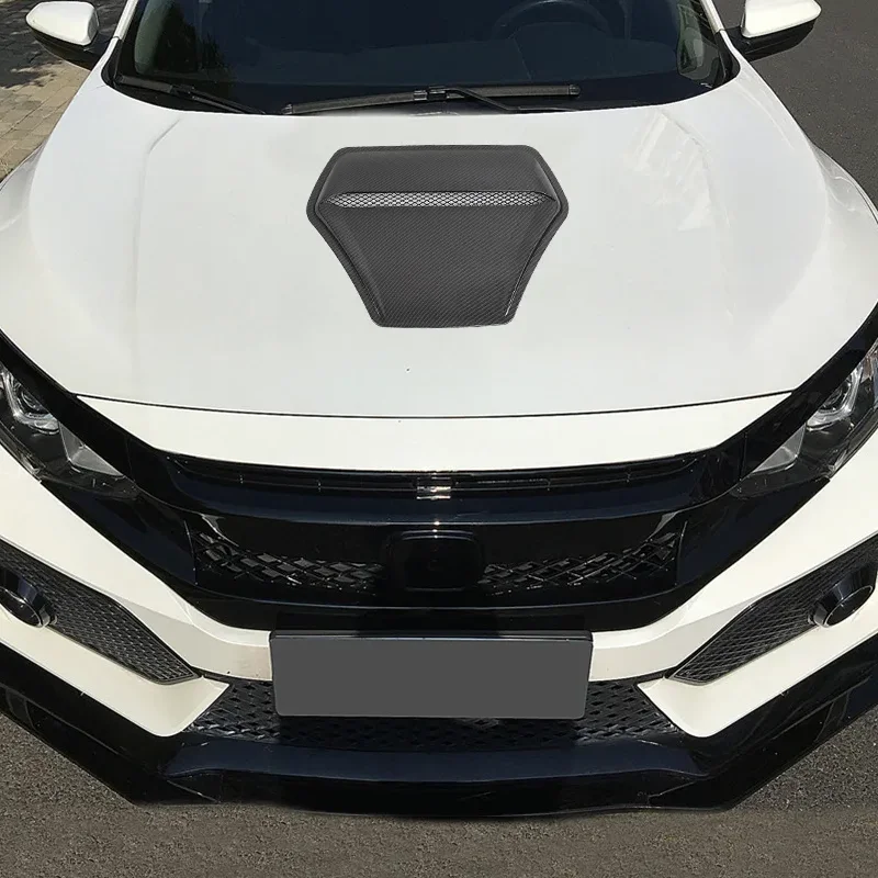 Car Hood Stickers Engine Hood Hinge Cover TYPE R Style For Honda Civic BMW F30 G30 E92 Land Rrover Defender Ford Ranger