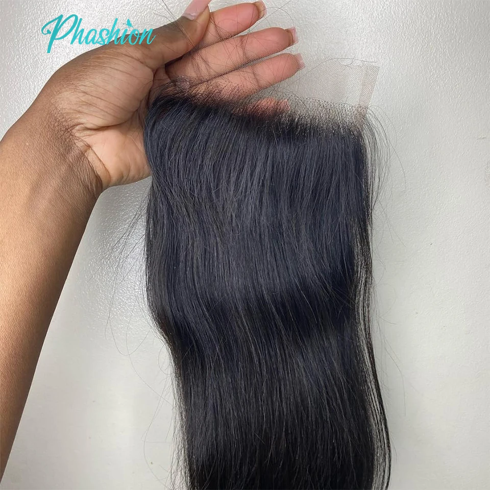 Phashion Full Long Real HD 5x5 Lace Closue 30 28 inch Skinlike Swiss Frontal Only Kinky Curl Straight Loose Deep Wave Human Hair 5