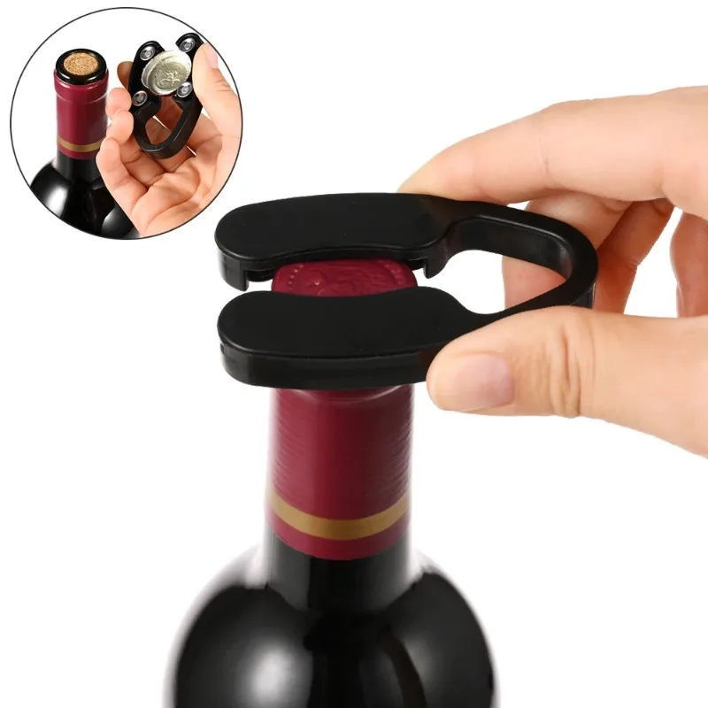 4pcs Wine Accessories Set Foil Cutter Wine Pourer Vacuum Stopper for Bottles Bar Accessories Lovers