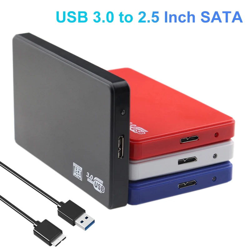 Usb 3.0 A 2.5 Pollici Sata Hdd Ssd Enclosure Esterno Mobile Hard Disk Box Supporto Uasp Per Ps5 Pc Laptop Smartphone