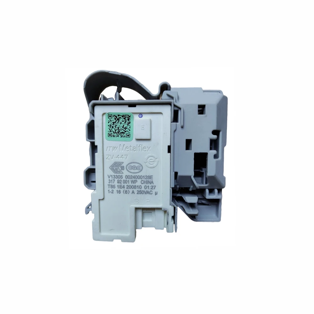 ZV-447 0024000128E Washing Machine Door Lock Switch For Haier Drum Washing Machine Delay Door Lock Replacement