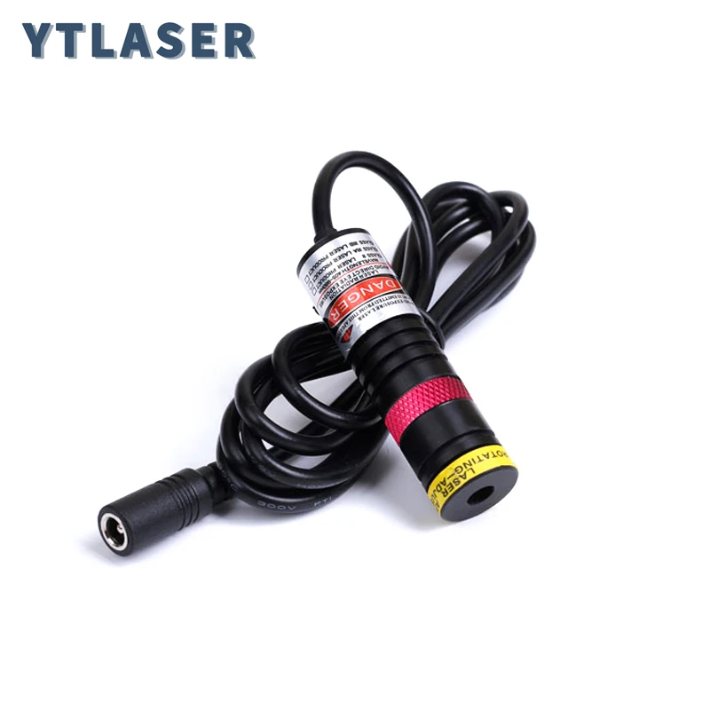 DOE 정사각형 그리드 10x10 포커싱 가능 D18x65mm 635nm 위치 결정용 빨간색 10mw 30mw 50mw 레이저 모듈