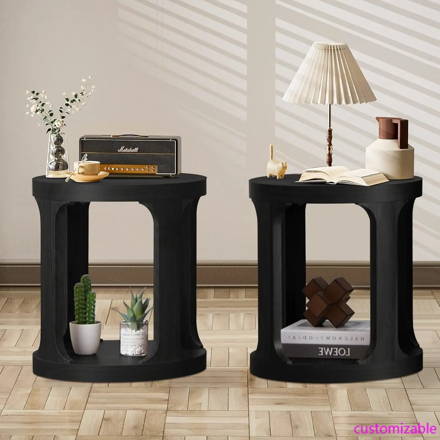 Round 2-Tier End Tables 1
