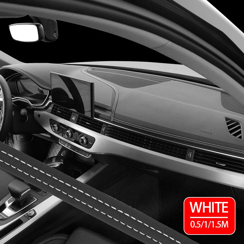 5M Car Interior Trim Strips Plating Flexible Auto Edge Moulding Line Decor