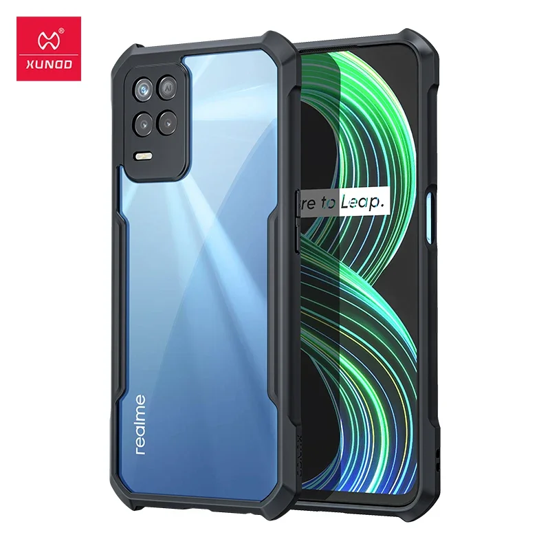 Cover Per Realme 8 Pro | Custodia Morbida In TPU Trasparente Con Stampa Lupo | Antigraffio E Antiurto