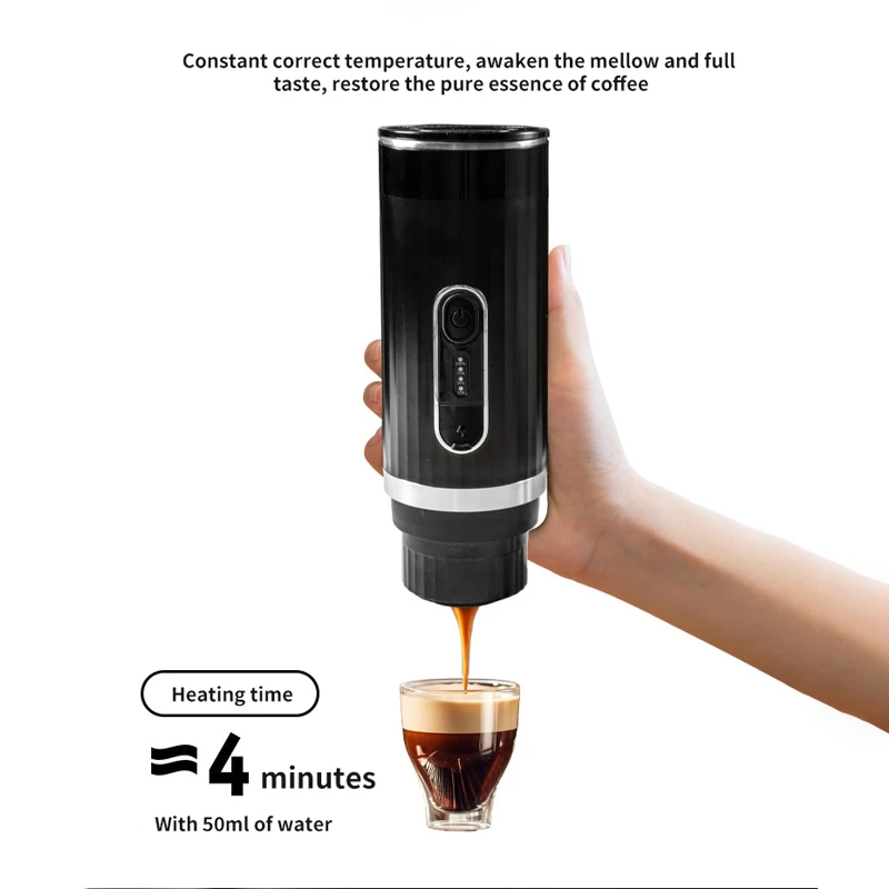 Coffee maker espresso maker wireless portable rechargeable heating concentrated extraction for travel office